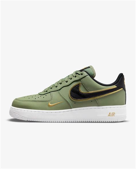 Nike Air Force 1 Low '07 Oil Green Orange Men's 